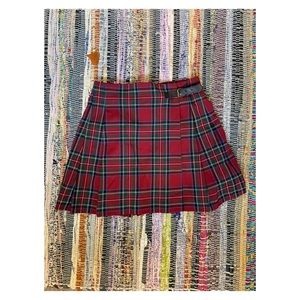 Mini tartan skirt